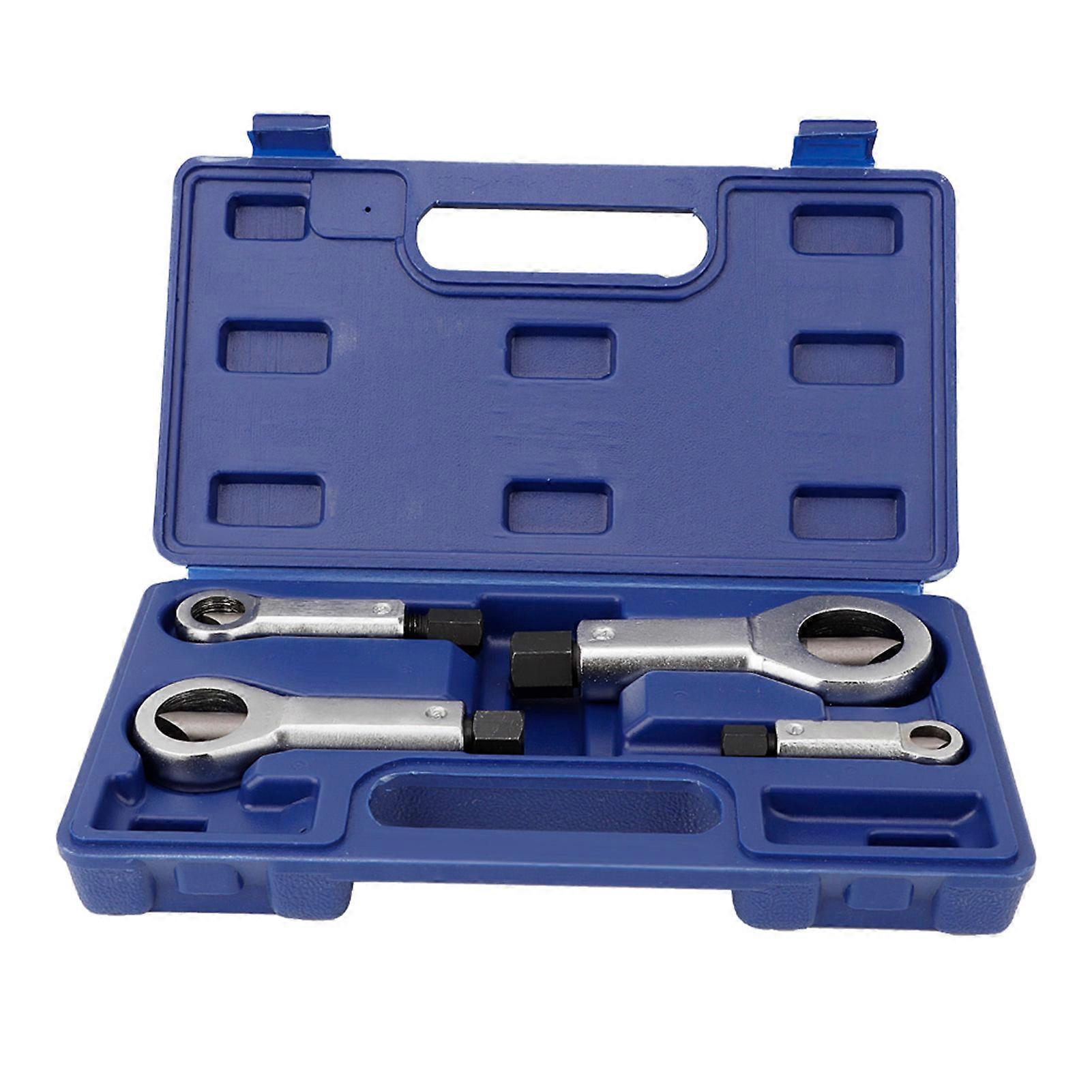 4Pcs Nut Splitter Broken Damaged Corroded Stuck Nut Cutter Remover Extractor Tool 927mm NO.15008