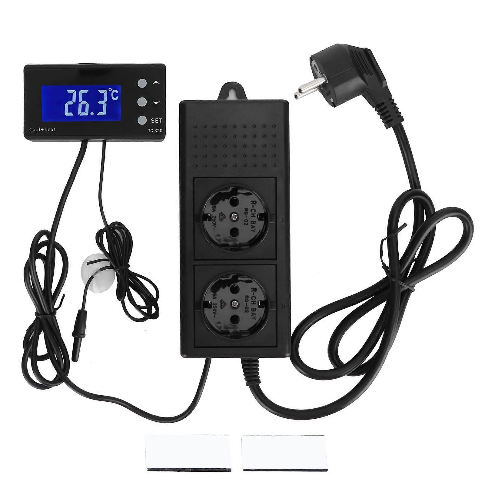 Temperature Controller Thermostat Digital Aquarium Incubator Regulator Controller EU Plug 220V NO.8099