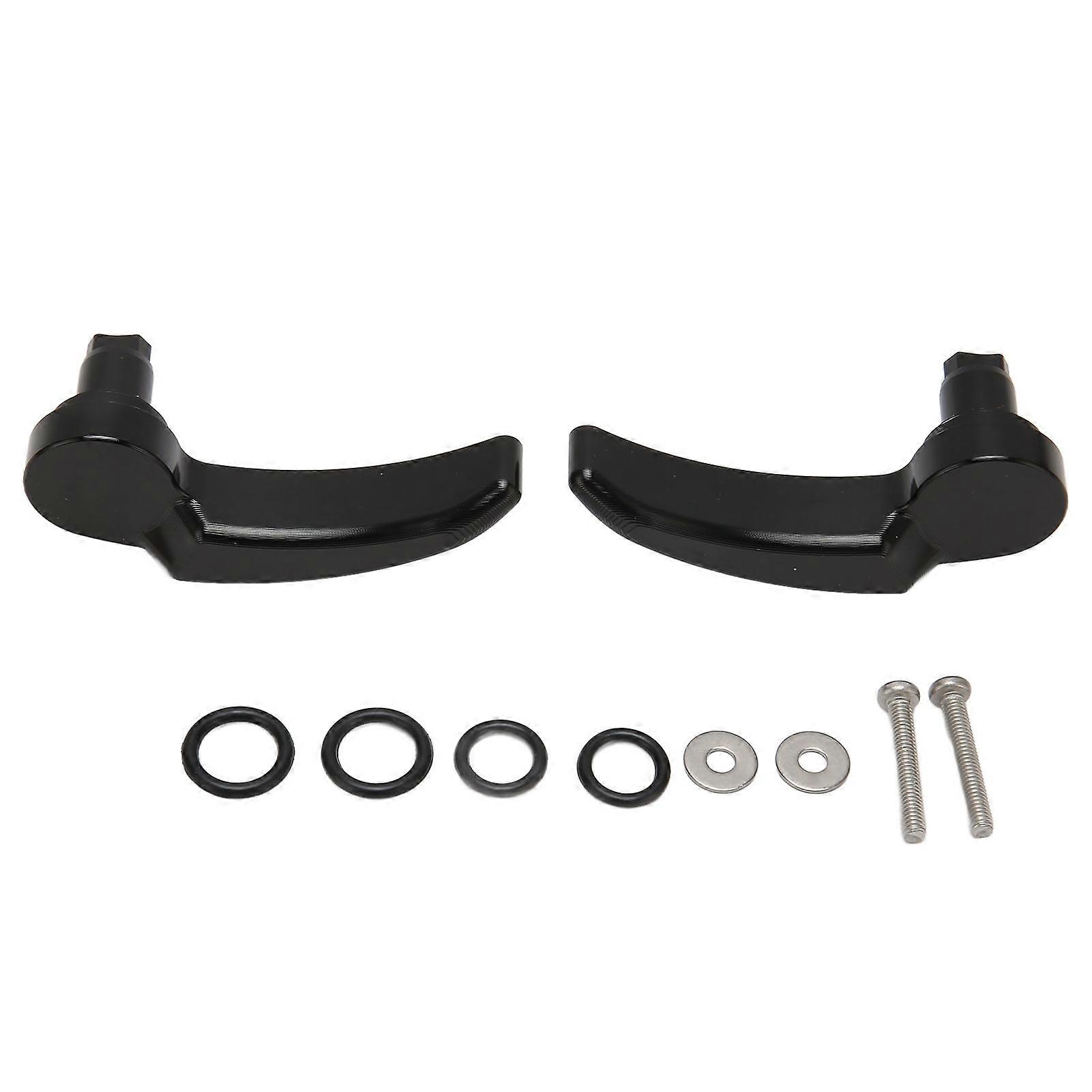 1 Pair Saddlebag Latch Kit Anodized Finish Saddle Bag Lifter for Ultra Limited FLHR FLHT FLHX FLHTK 2014 to 2023 Black E2U811