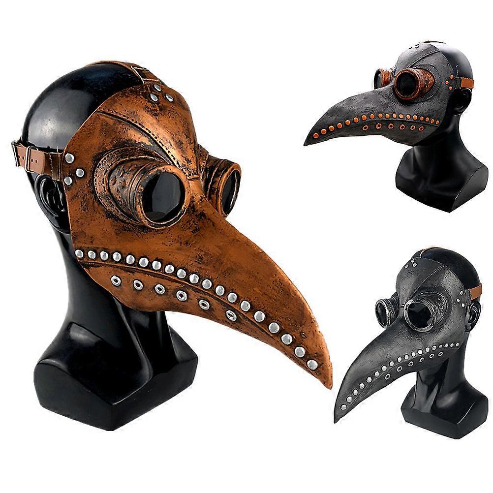 Retoo Schnabelmaske Pest Doktor Maske Latex, Lange  Produktbild-Vorschau 10