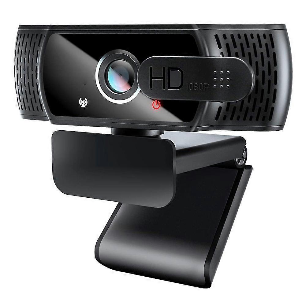 1080P Webcam with Microphone, Drive-Free USB HD Web Camera for PC/Mac/Laptop/MacBook/Tablet