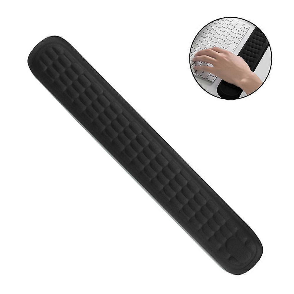 1 set Computer Keyboard Wrist Rest Pad Made of Memory Foam with Anti-Slip Base Provides Cushion Support and Helps with Pain Relief compatible with Off