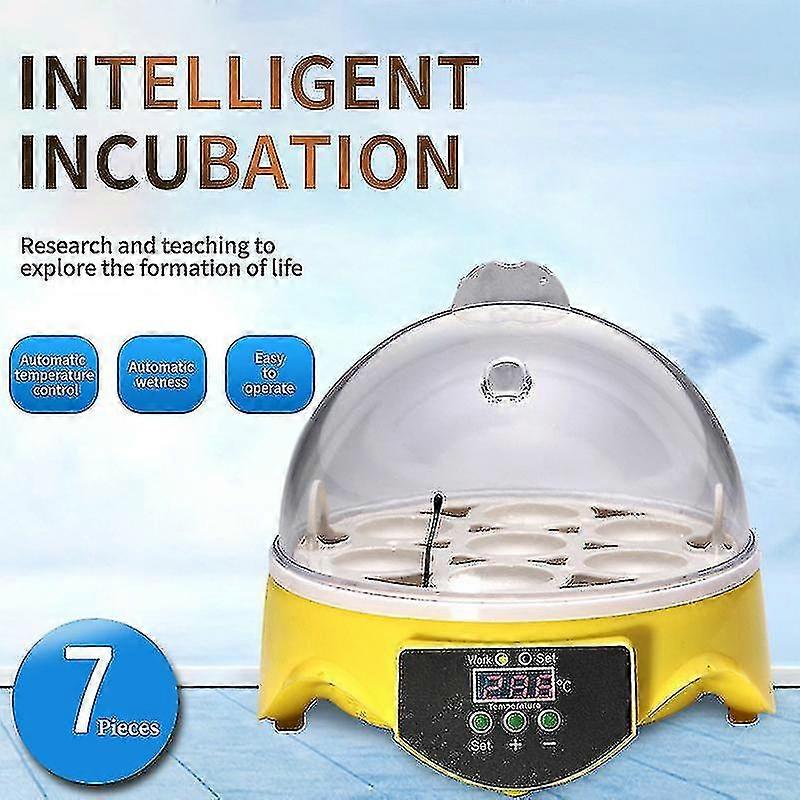 7 Dijital Yumurta İnkübatörü Tavuk Ördeği Otomatik Sıcaklık Kontrol İnkübatörü