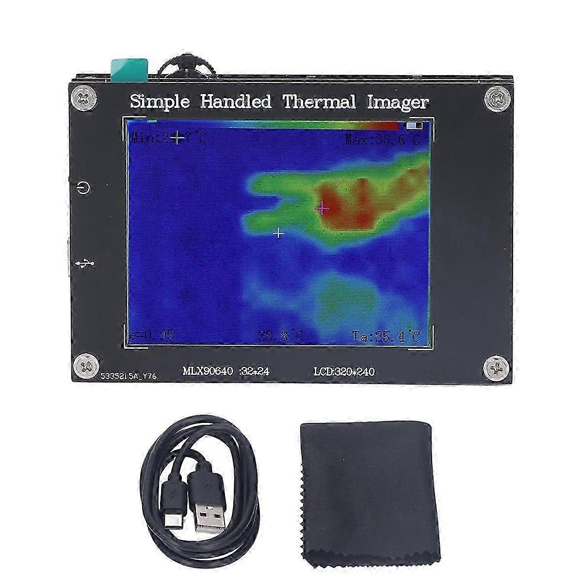 Professionele warmtebeeldcamera met 3,2 inch scherm, draagbare, multifunctionele infrarood-warmtebeeldcamera