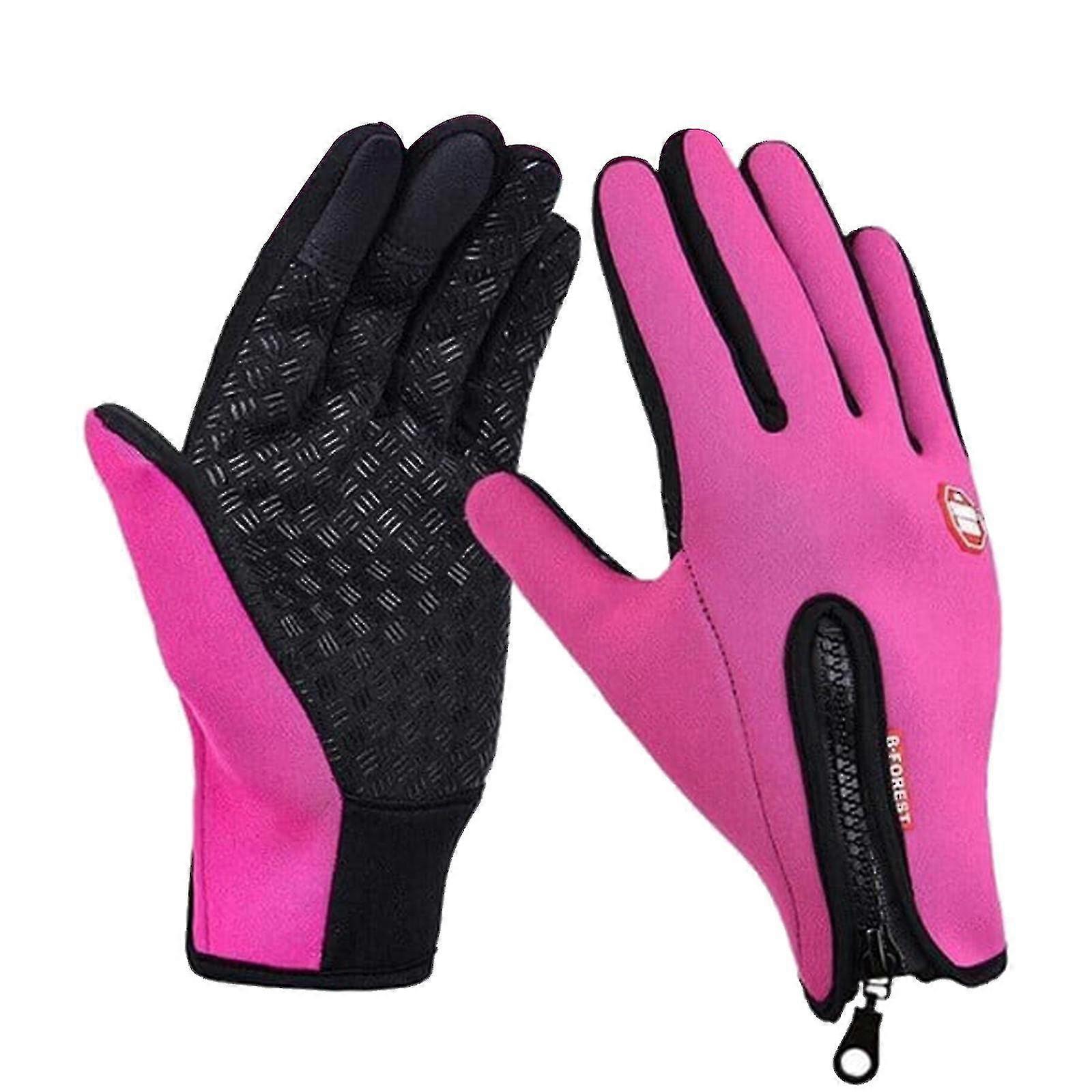 Winter Warm Windproof Waterproof Fleece Lined Thermal Touch Screen Gloves