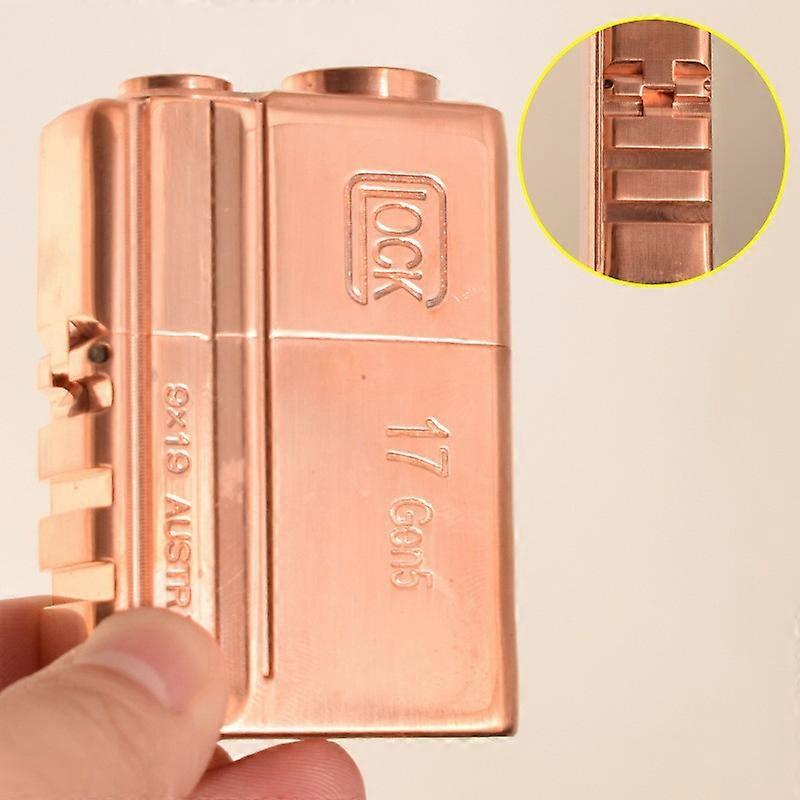 Lighter,Kerosene Lighter Heavy Plate Play Creative Retro Old-Fashioned Grinding Wheel Lighter Wholesale Generation
