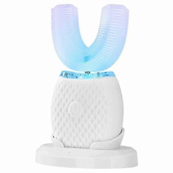 Automatic Sonic Electric Toothbrush With Charging Stand White-YuJia