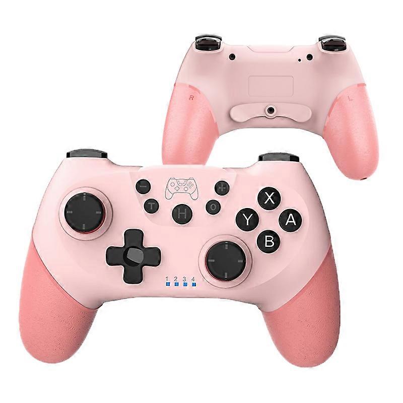 Pink Wireless Gamepad for Nintendo Switch Console Usb Joystick Switch Pro Controller with Gyro & Gravity Sensor Dual Vibration
