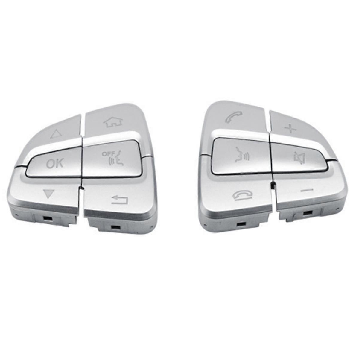 Car Multifunction Steering Wheel Button Volume Adjustment Switch for - C-Class W205 GLC W253