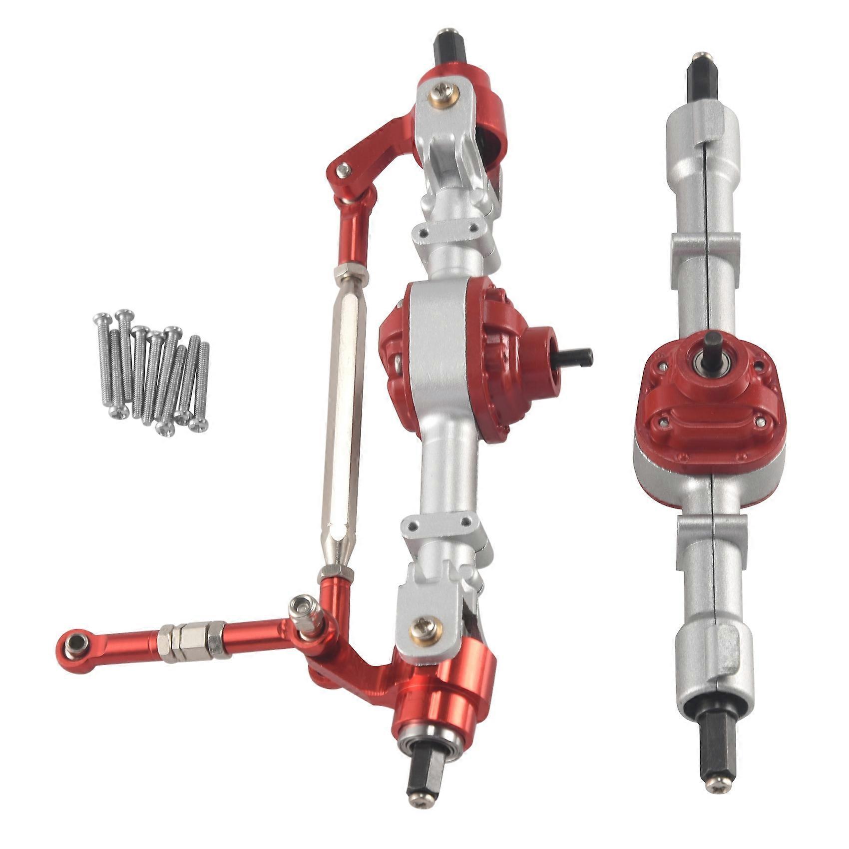 RC Car Front & Rear Complete Axle for MN D90 D91 D96 D99S MN90 MN96 MN99 MN99S 1/12 RC Car Upgrade