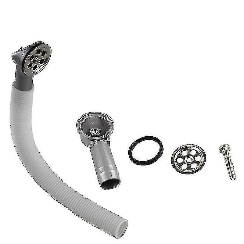 Kitchen Sink Drainer Lateral Circular Overflow Washbasin Accessories Overflow Tube For Sink Expandable Overflow Tube, Circular Connection