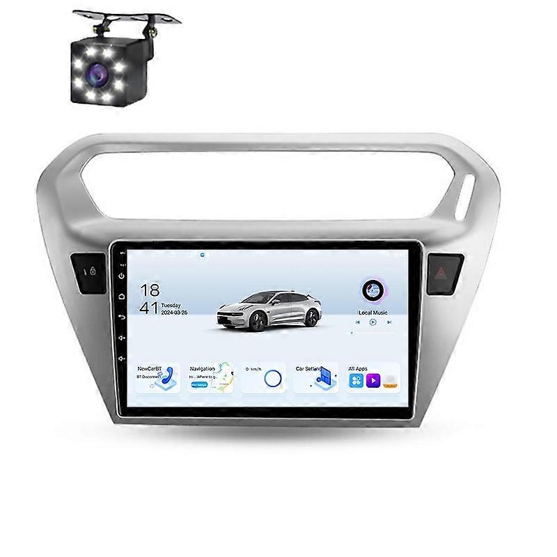 プジョー301シトロエンC-Elysee 2012-2016 Android 13ラジオステレオオート用カーマルチメディアプレーヤー