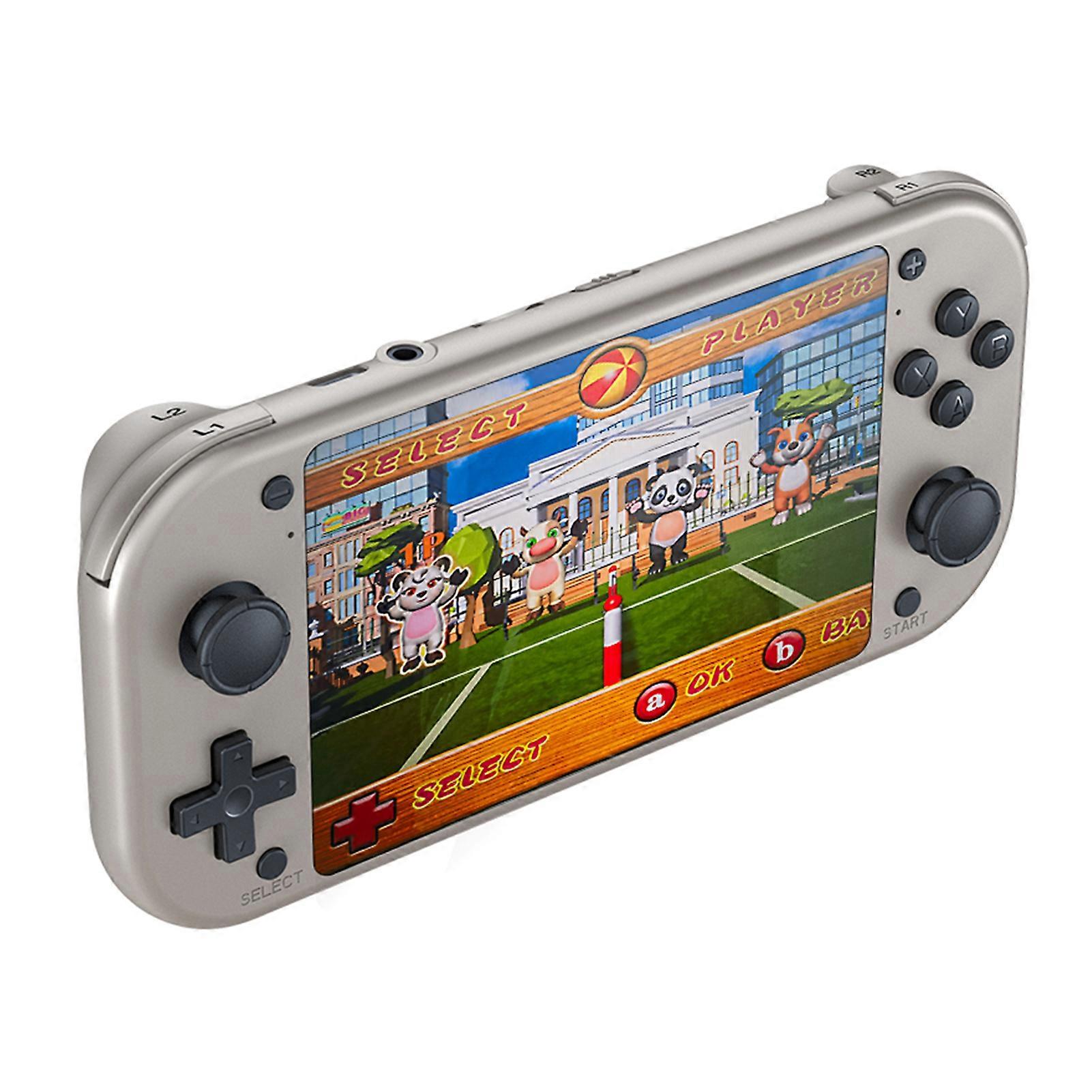 HD LCD Display Video Game Console with 3D Rocker USB Charging Portable Game Console Gift for Adults Kids
