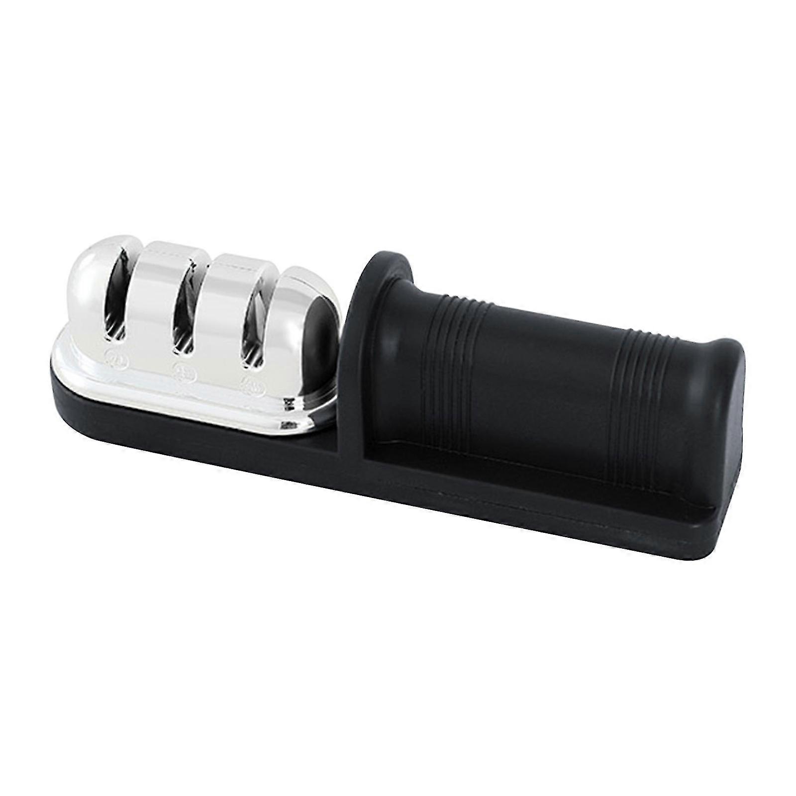 Kitchen Tools Manual Sharpeners Household Sharpeners Electric Tools With Built-in Grip Three-stage Sharpener Small Sharpener Suction Cup Grinder Set