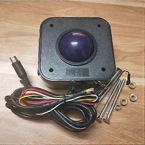 Illuminated 4.5cm Round LED Trackball Mouse PS2 PCB Connector For Arcade