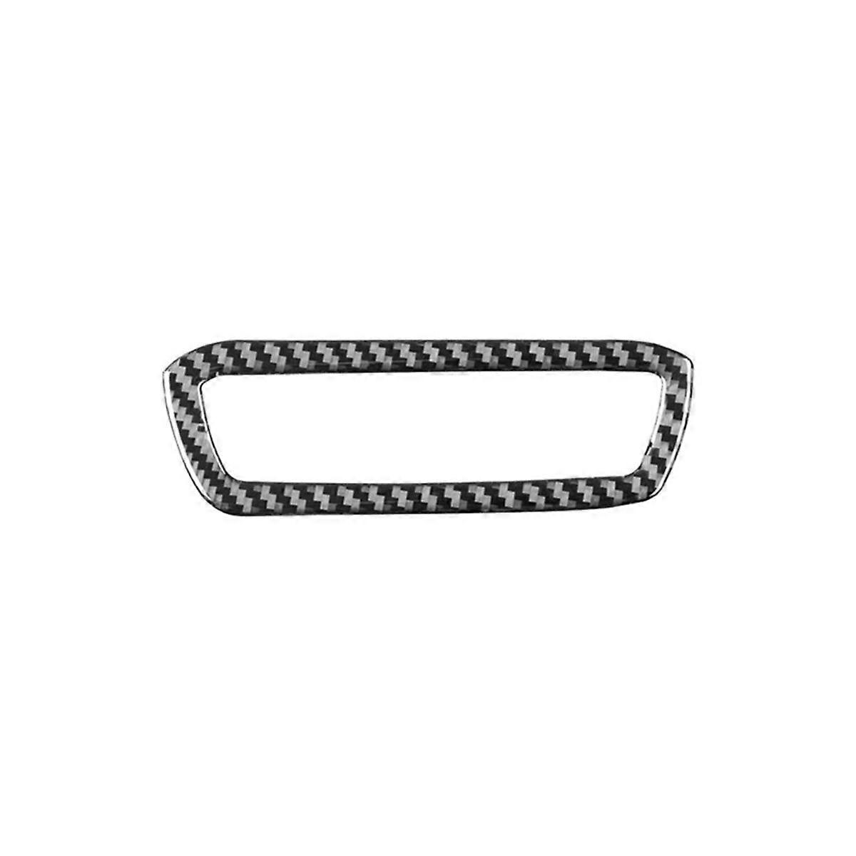 For A90 2019-2023 Soft Carbon Fiber Headlight Switch Cover Trim Frame Interior Accessories