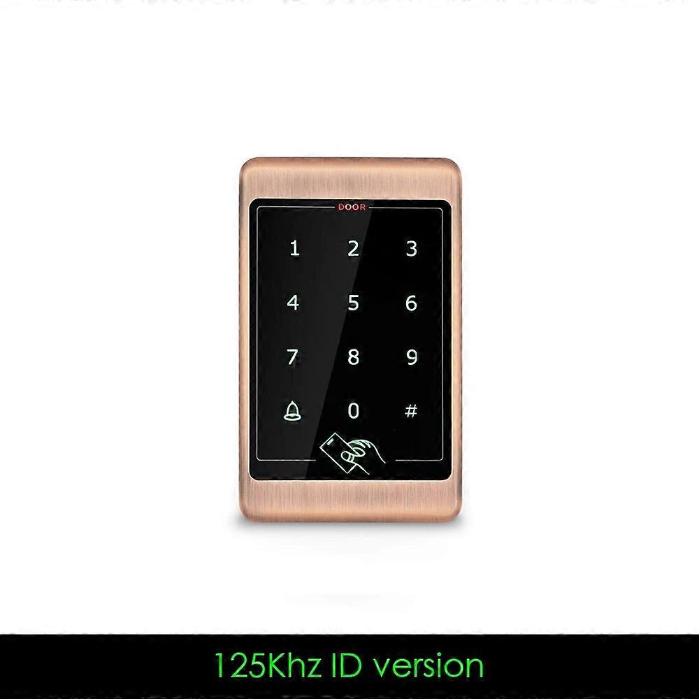 Waterproof touch keypad metal Backlight 125Khz RFID Access Control Keypad Outdoor Door Opener Electronic Lock System 4000 user