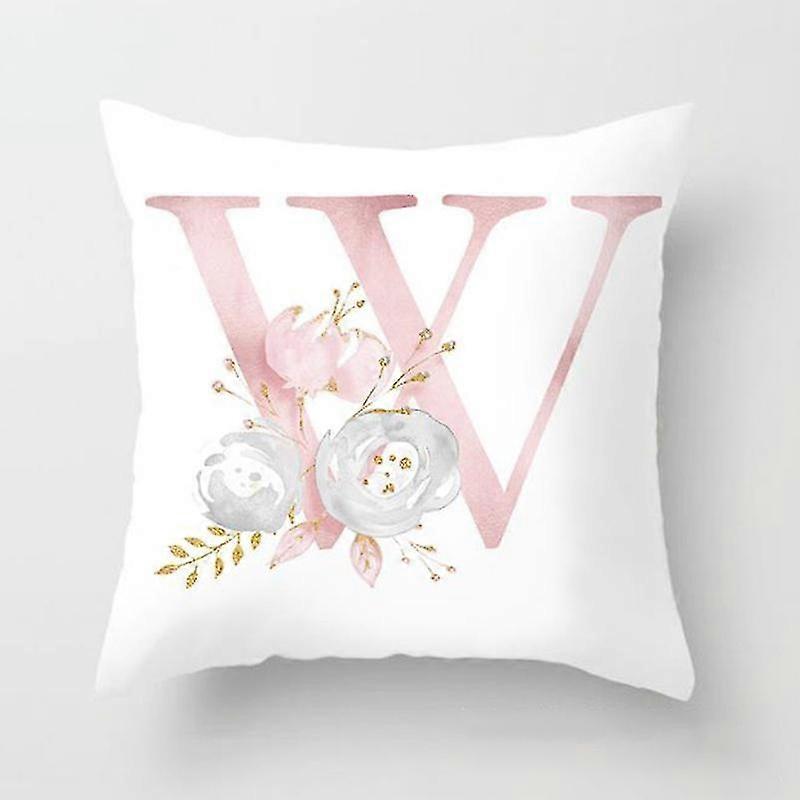 26 Lettre Alphabet Motif Coussin Housse Coussin Case Taille Jeter Décor Haute qualité