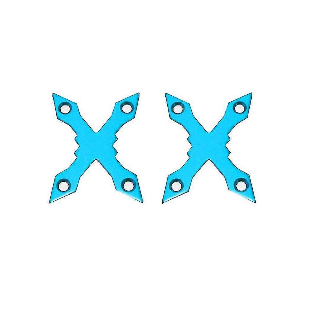2 Pcs Protective Gaskets Longboard Hardware Deck Accessories,blue