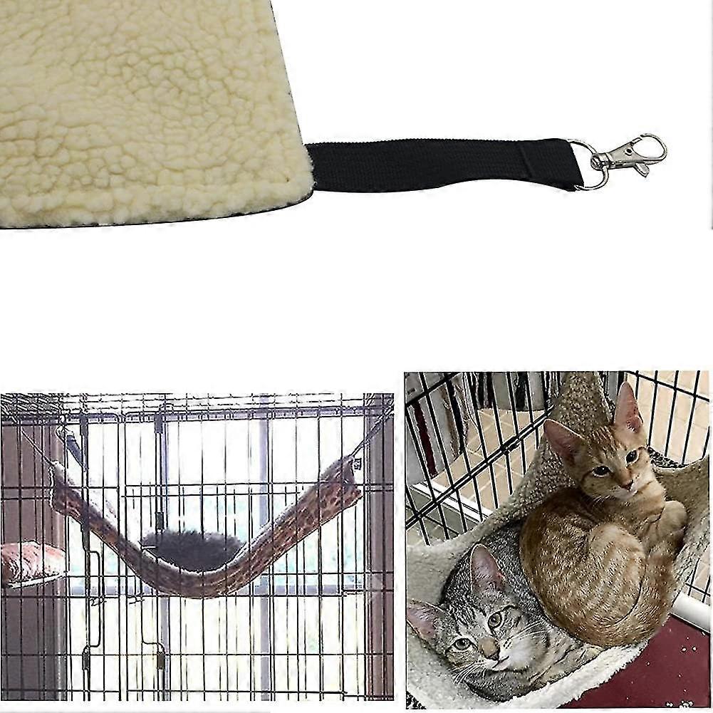 Cat Bed,cat Hammock, Pet Hanging Comfortable Pet Cage Hammock Bed Soft Plush