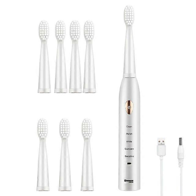 Rechargeable Tooth Brushes Washable  Brush -black