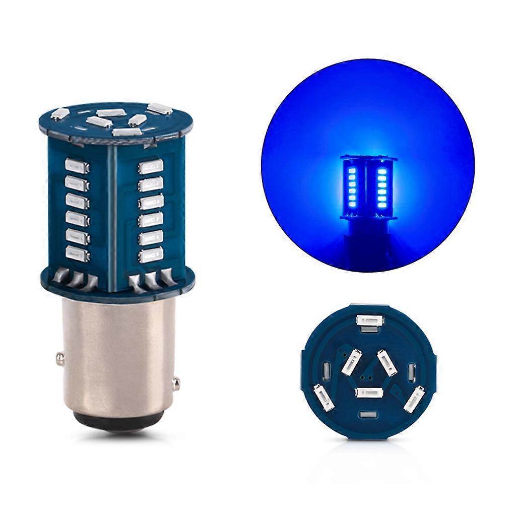 4Pcs 6000K Reverse led White Indicator Red Amber Stop Brake Light Bulbs