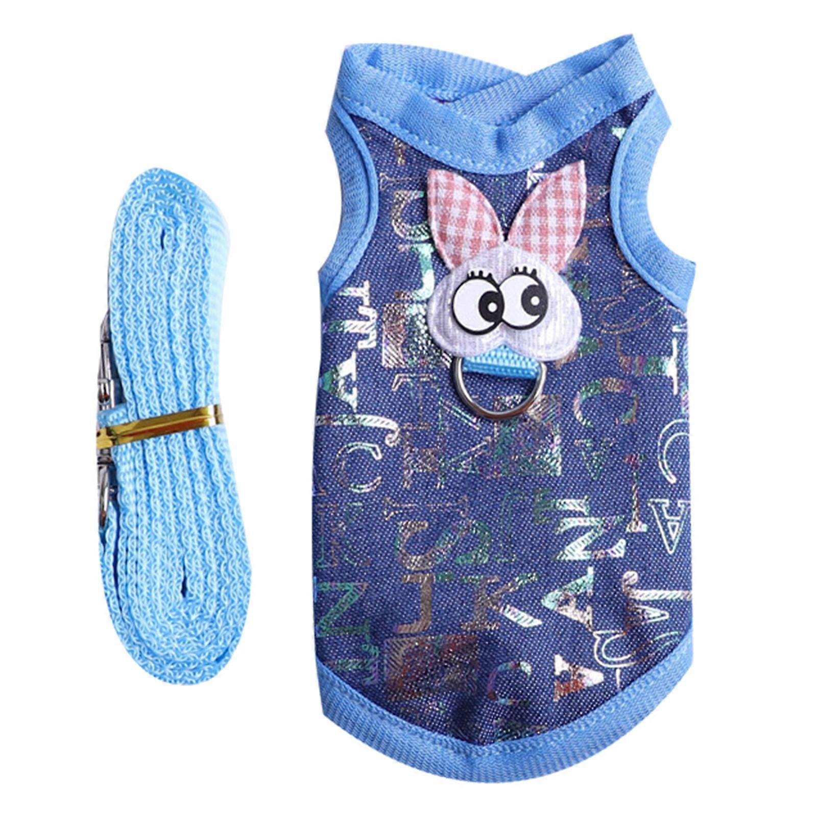 Ferret Harness and Leash Rabbit Cute Vest for Walking Hamster Chinchilla