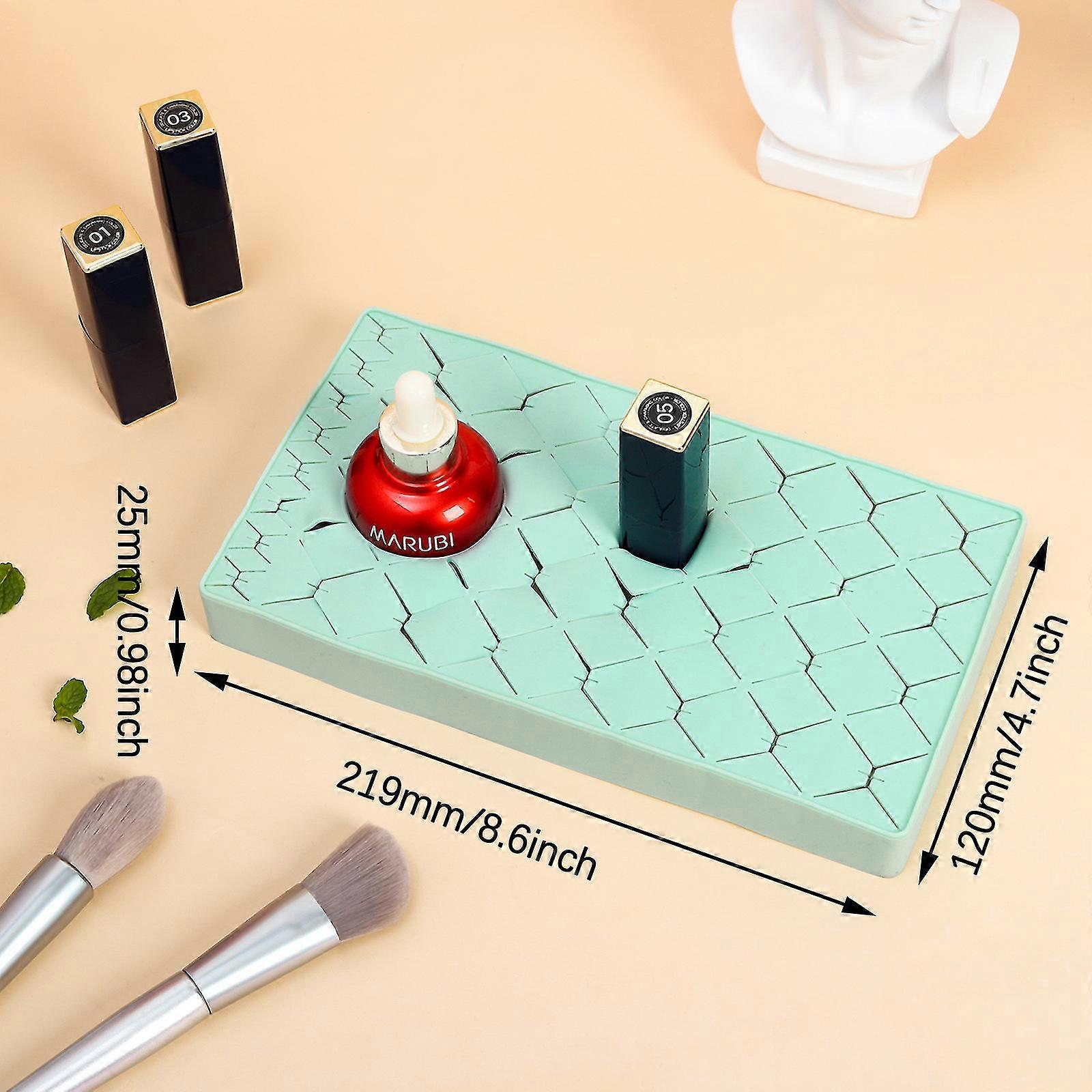 Silicone Lipstick Storage Rack Desktop Cosmetics Eyebrow Pencil Multi-level Rack