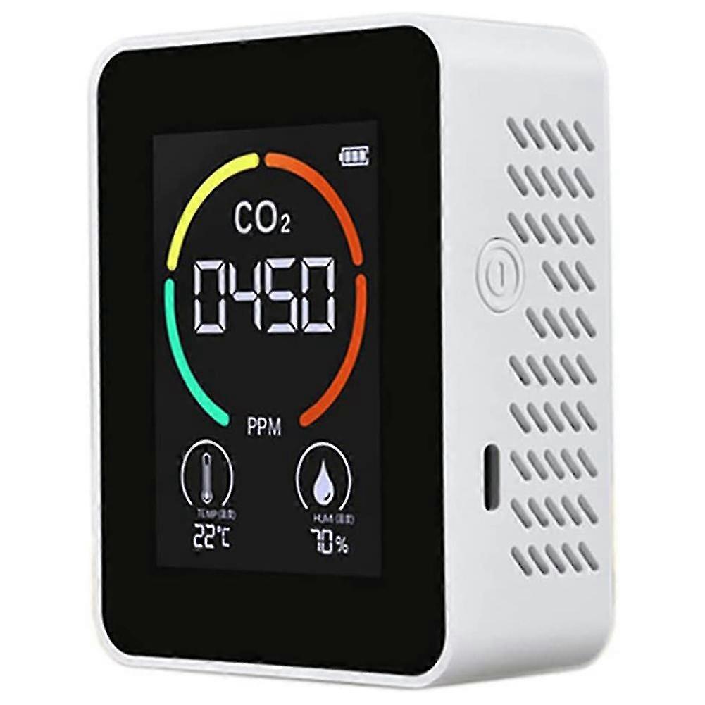 Air Monitor Co2 Carbon Dioxide Detector Air Quality Temperature Humidity Monitor Quick Measuring Me