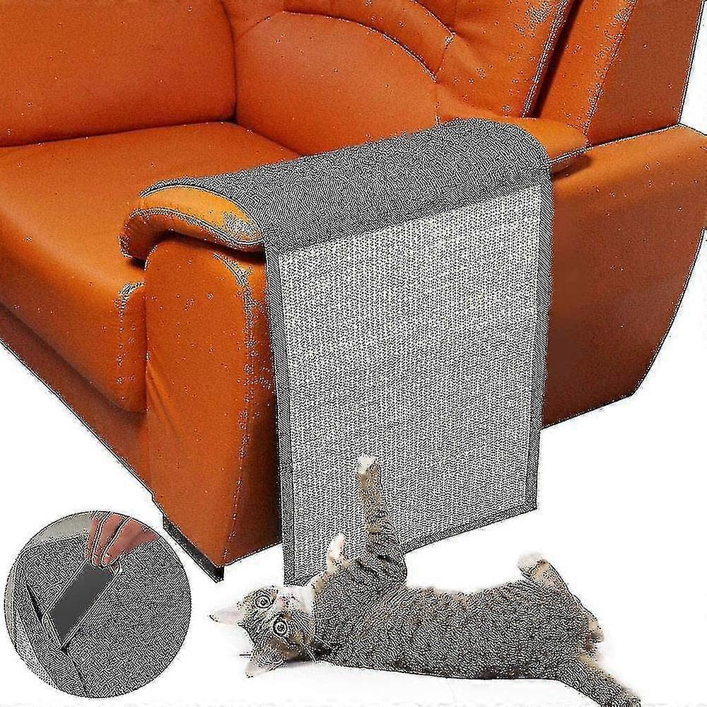 Cat Scratching Mat, Natural Sisal Couch Protector Compatible With Cats