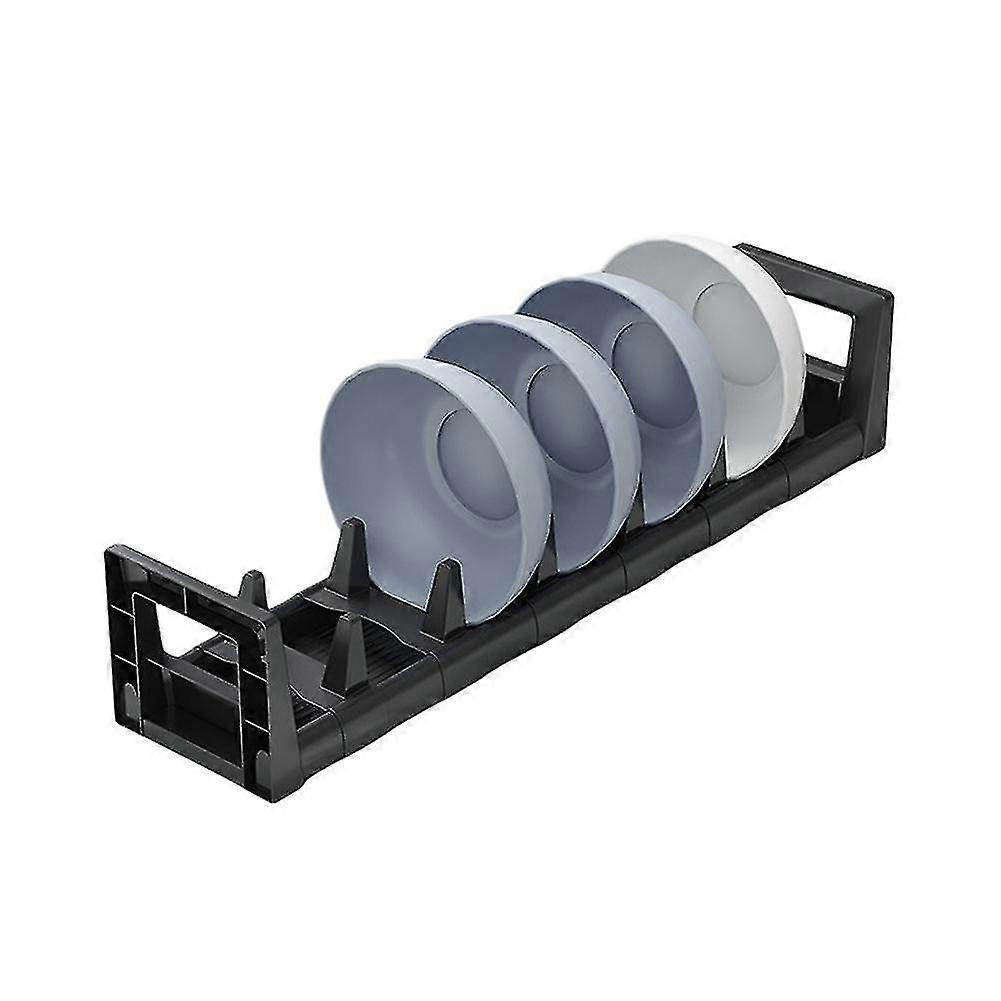Kitchen Free Percompatible Withated Space Aluminum Drain Tableware Storage Rack-a
