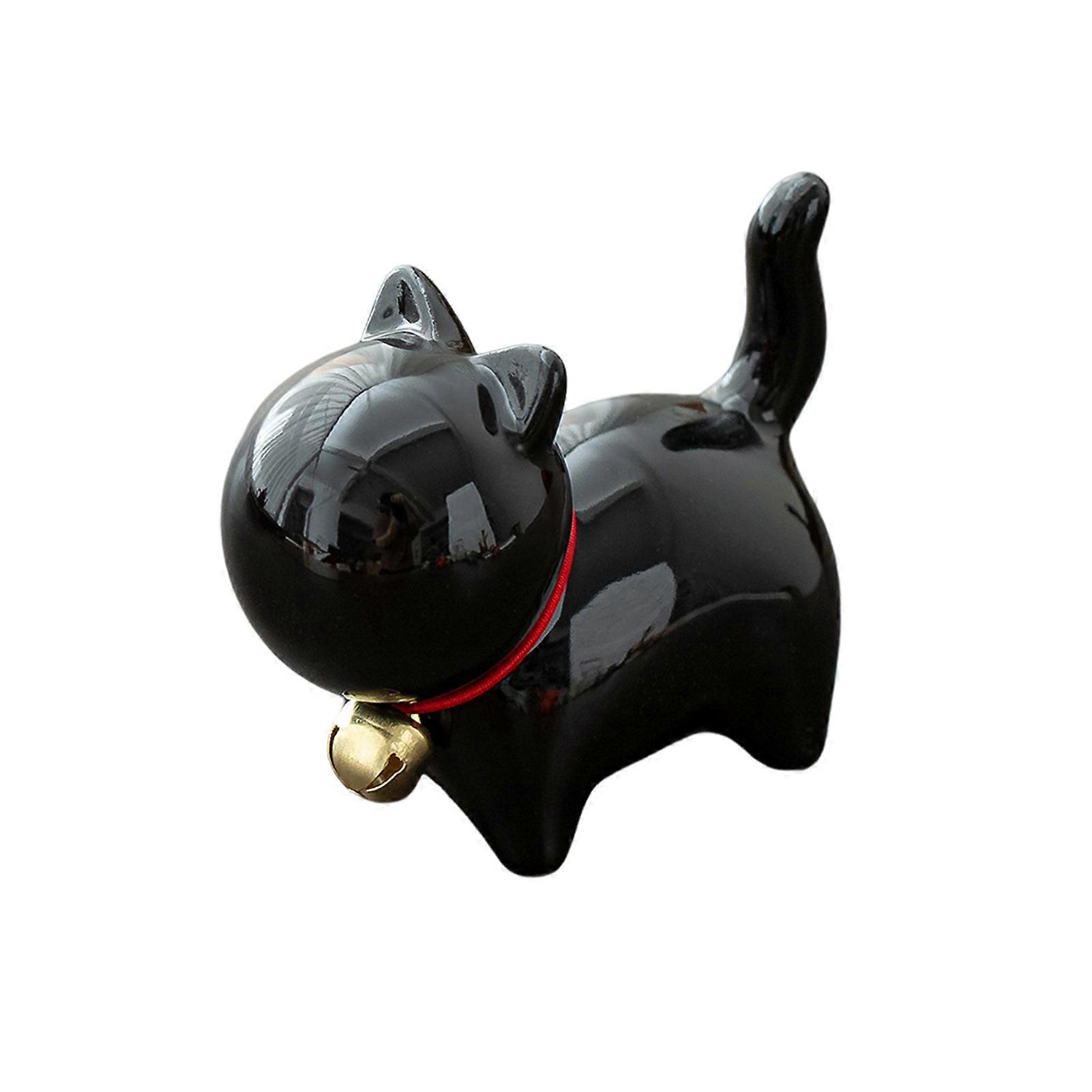 Cat Toilet Bolt Caps Decorative Cat Frog Ceramic Covers Ice-Crack Finish Ancient Chinese Blue And White Chinaware Technology Bathroom Ornaments Animal