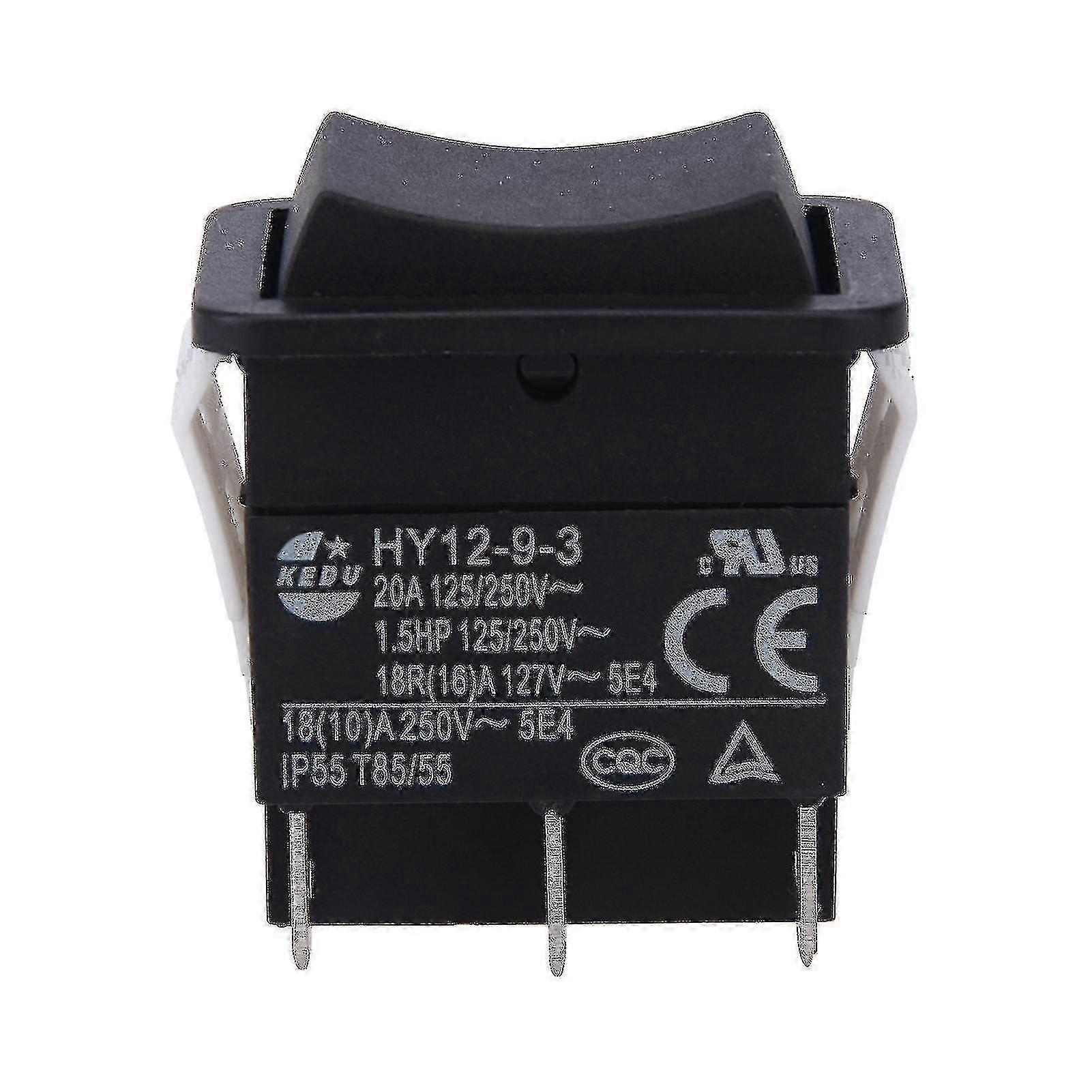 Hy12-9-3 Small Industrial On Off Safe Arc Single Pole Rocker Switch Push Button---Code18756