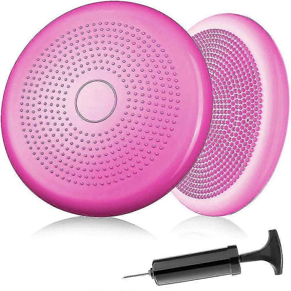 وسادة مقعد الكرة بما في ذلك المضخة بقطر 33 سم - وسادة التوازن ، وسادة كرة الجلوس ، وسادة الهواء ، وسادة التوازن ، وسادة المقبض -