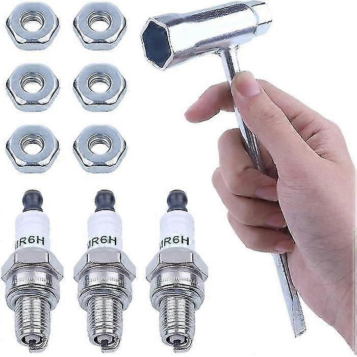 3 In 1 Twrench Chain Sprocket With Bar Nut Spark Plug Compatible With 023 025 026, Compatible With Dolmar 1 -