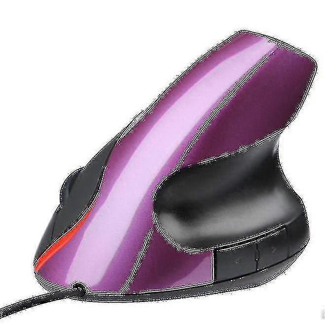 2.4g Usb Wired Vertical Mouse Pc Laptop Computer Optical Scroll Mice,purple