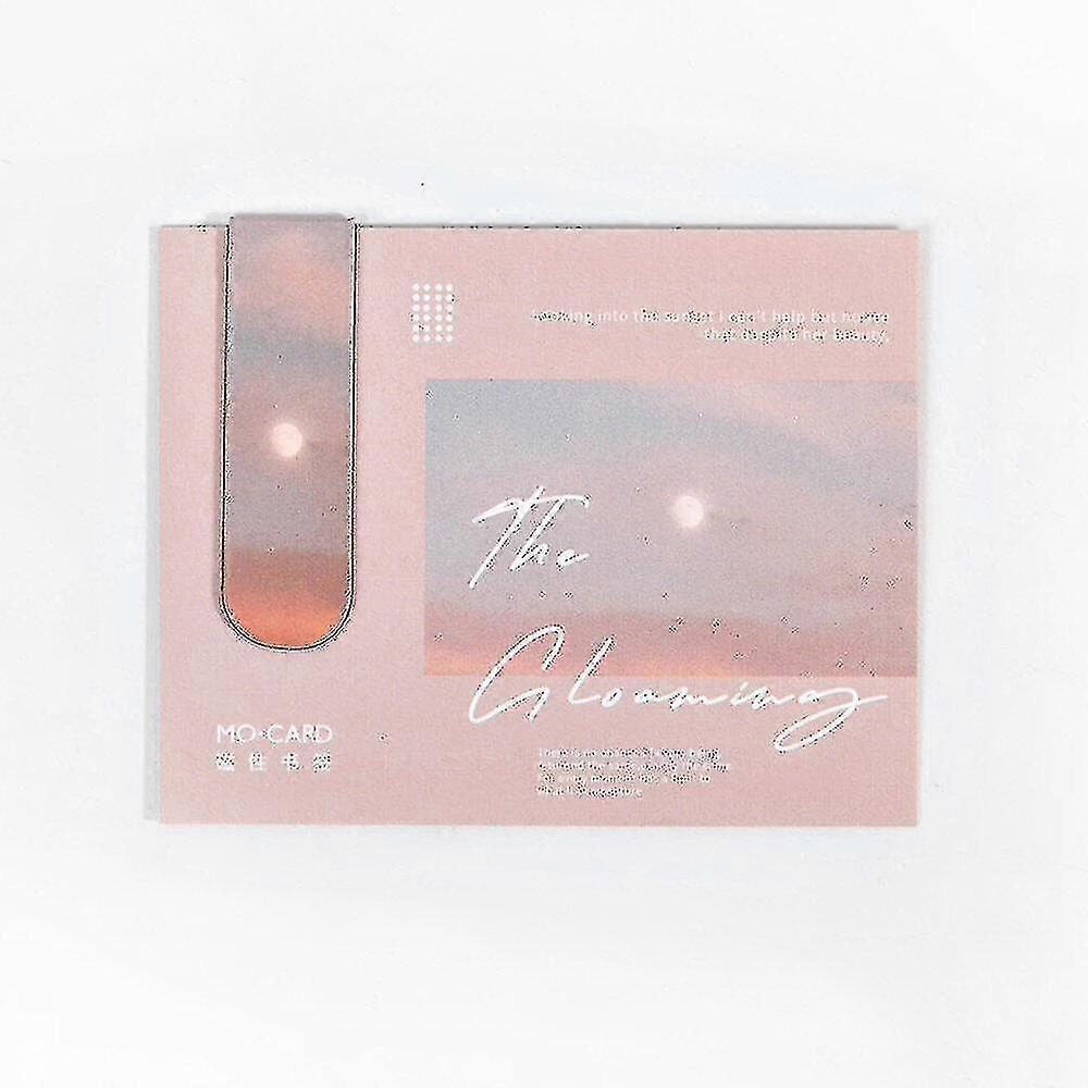 Sun Moon Star Art Retro Semplice Magnete Segnalibro Studente Cancelleria Libro Clip Paesaggio Cloud Magnetico