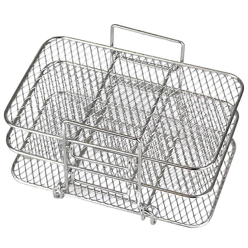 Air Fryer Rack for Ninja Dual Air Fryer 304 Stainless Steel Multi-Layer Dehydrator Rack Toast Rack