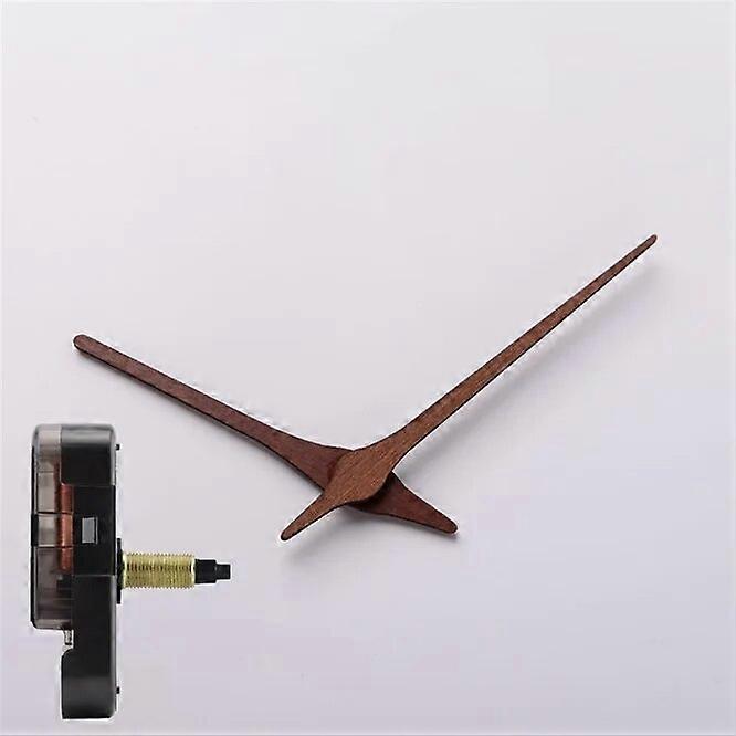90sets Quartz Wall Clock Movement Walnut Wooden hands Kit Spindle Step Mechanism shaft Classic Watch Repair Replacement Home