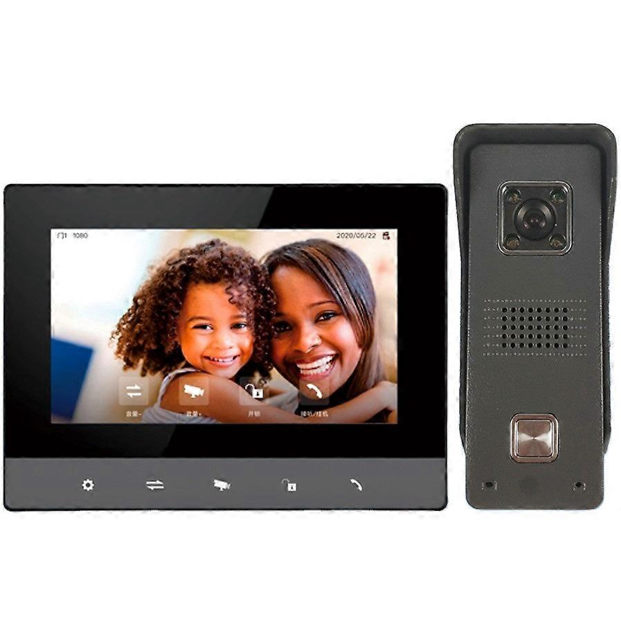Video Door Bell Monitor Kits 4 Wire Intercom System Video Door Phone Door Bell Security Tools