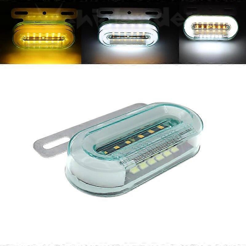 12V/24V 12 LED Car Truck Side Marker Lights Car External Lights Signal Indicator Lamp Warning Tail Light 3 Modes Trailer Lorry