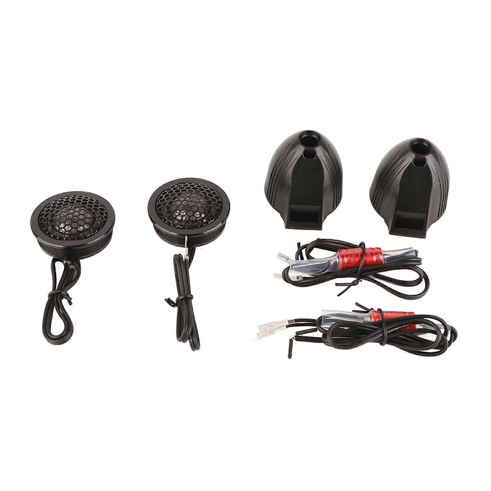 2pcs 1in Audio Speaker Dome Tweeter Stereo Music High Sensitivity for Car Audio System