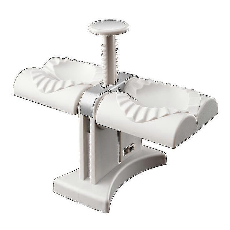 Plastic White Handmade Dumplings Pastry Tool Diy Dumpling Machine Mould Set Kitchen Accessories