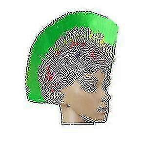Rainbow Mohawk Wig Groovy Rainbow Mohawk Wig Costume Accessorygroup4