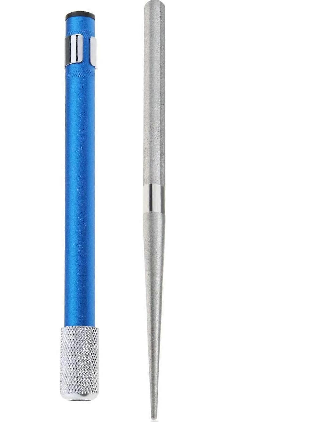 Portable sharpening bar, outdoor sharpening tool, two-head pen diamond sharpener