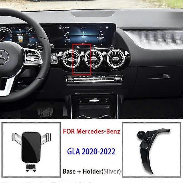 メルセデスベンツCLA 2013-2022 GLA 2015-2022オートアクセサリー用自動車電話ホルダーとブラケットサポートナビゲーションGPS