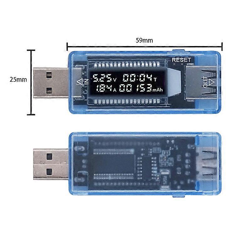 Voltage Meters Current Voltage Capacity Battery Tester USB Volt Current Voltage Doctor Charger Capacity Tester Meter Power Bank