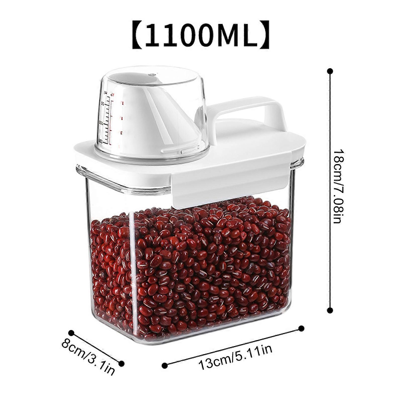 Stor kapacitet dyrefoderbeholder lufttæt madopbevaringsboks, 100% ny
