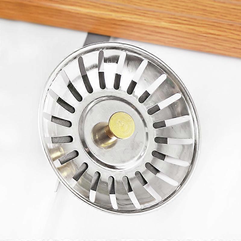 Manual sink drain basket diameter 80 mm 2 pcs