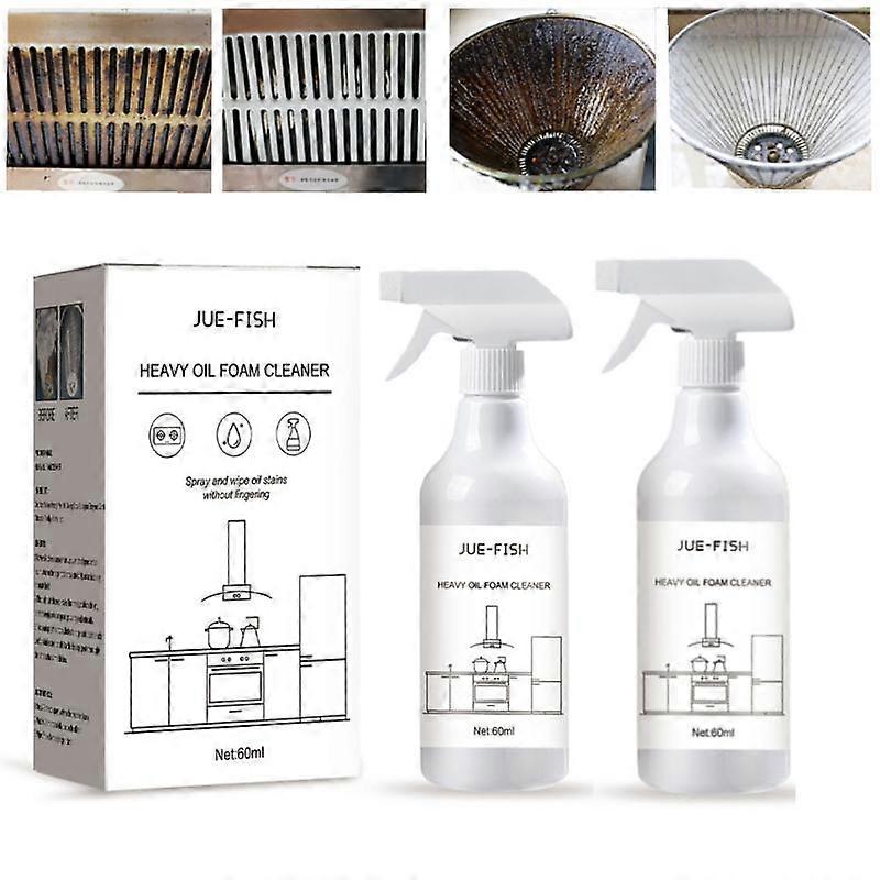 2Set Splash Foam Spray Splash Foam Spray Cleaner For Grease Kitchen